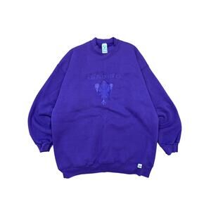 Vintage 90s Clos Du Bois Embroidered Wine logo Crewneck sweatshirt purple XL